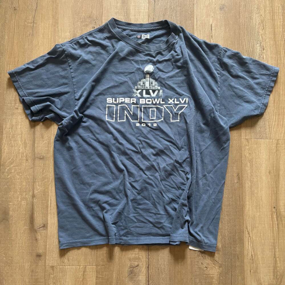 Vintage NFL Super Bowl XLVI 2012 Indianapolis Colts Tee